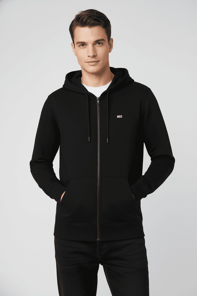 hoodie TOMMY JEANS black