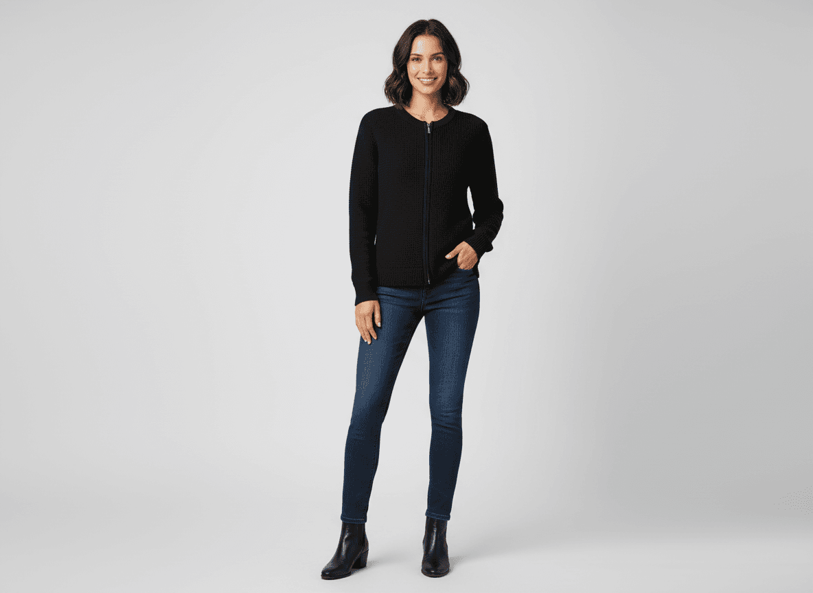 sweter rozpinany Banana Republic czarny