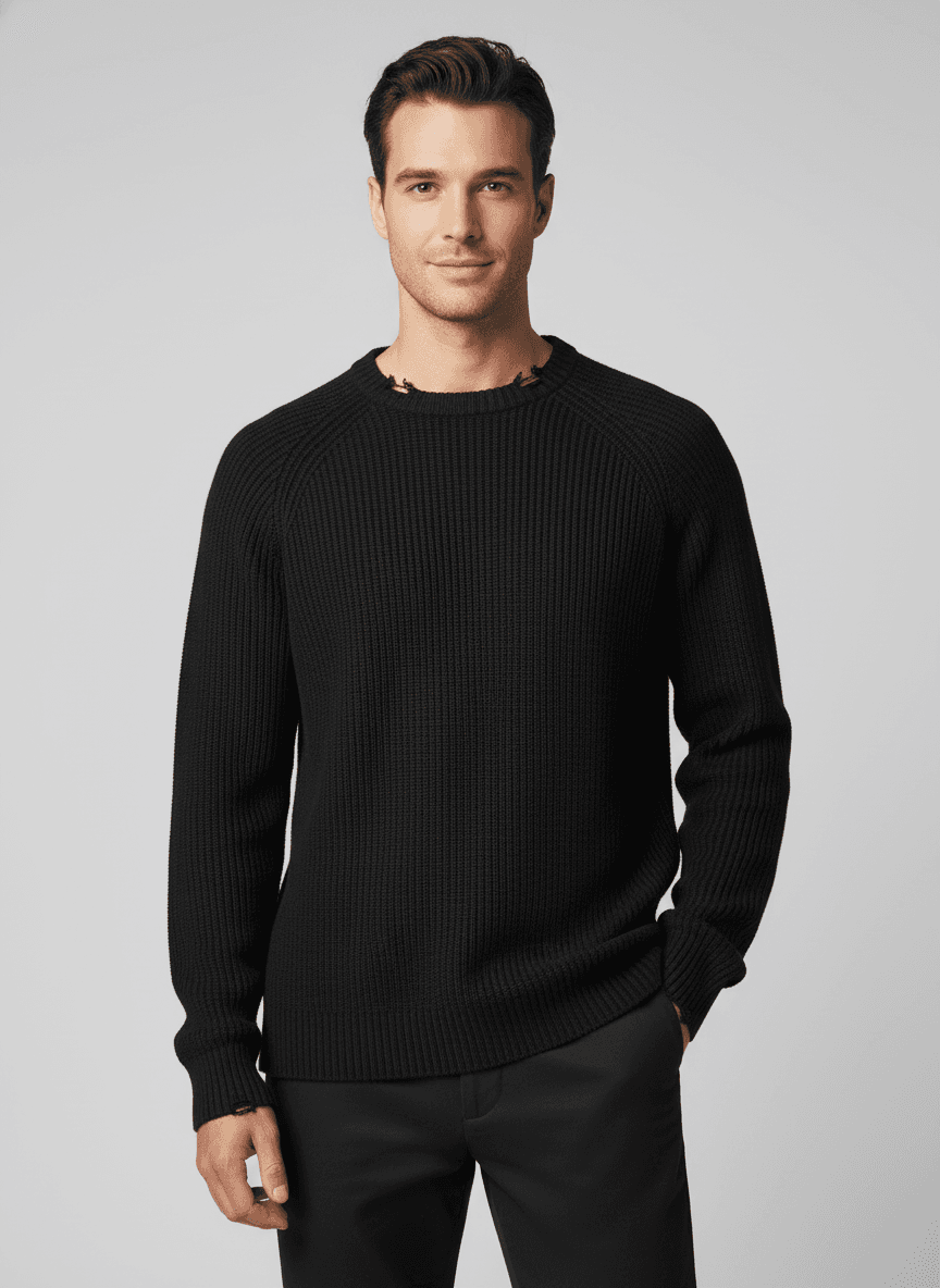 Sweter WARREN & CO. LIMITED EDITION Czarny